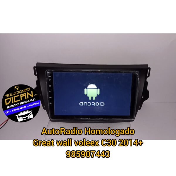 Autoradio Homologado Great Wall Voleex C30 2014+