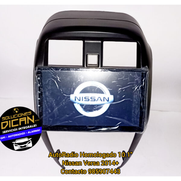 Autoradio homologado 10.1" nissan versa 2014+