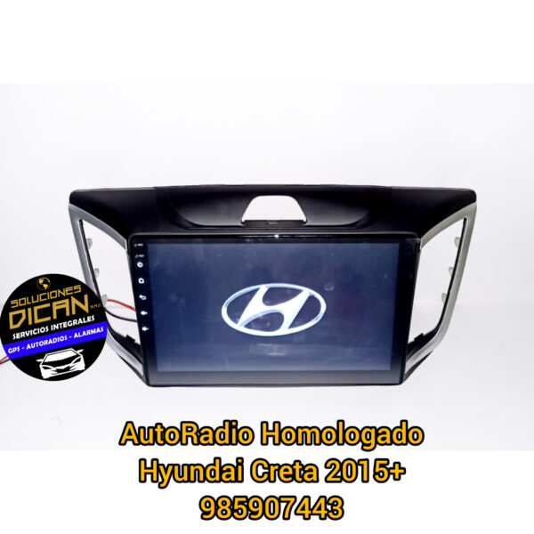 Autoradio homologado hyundai creta 2015+