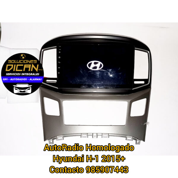 Autoradio homologado hyundai h-1 2015+