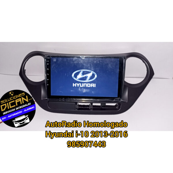 Autoradio homologado hyundai i-10 2013-2016