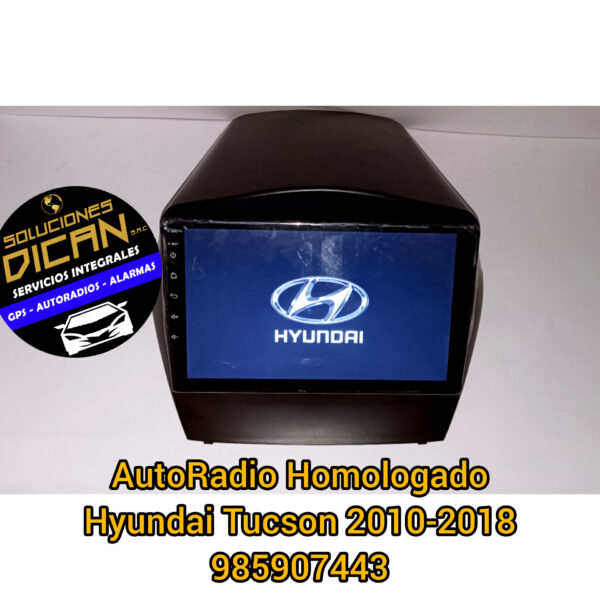 Autoradio homologado hyundai tucson 2010-2018