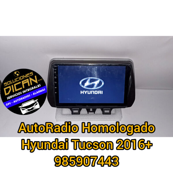 Autoradio homologado hyundai tucson 2016+