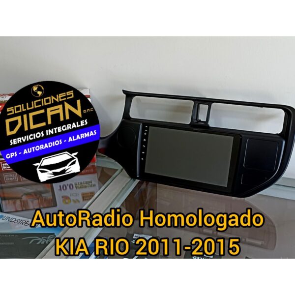 Autoradio homologado kia rio 2011-2015