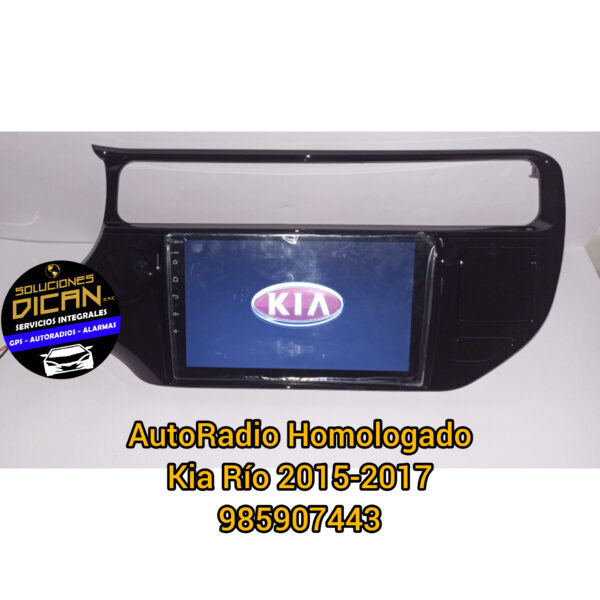 Autoradio homologado kia rio 2015-2017