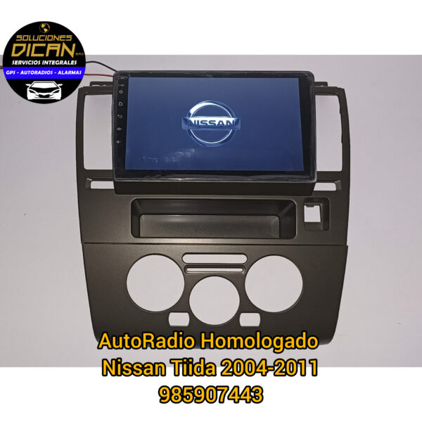 Autoradio homologado nissan tiida 2004-2011