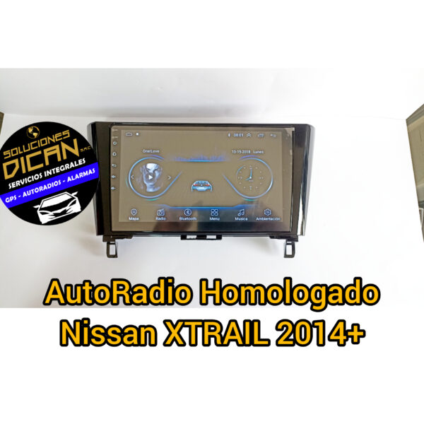 Autoradio homologado nissan xtrail 2014+