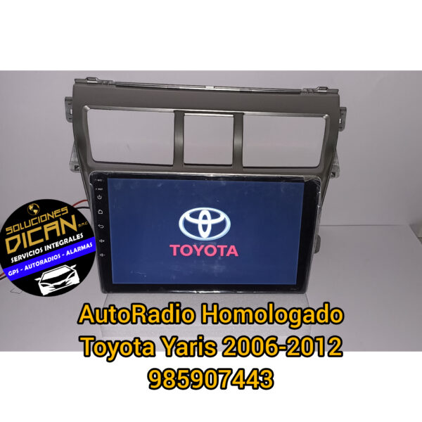 Autoradio homologado toyota yaris 2006-2012