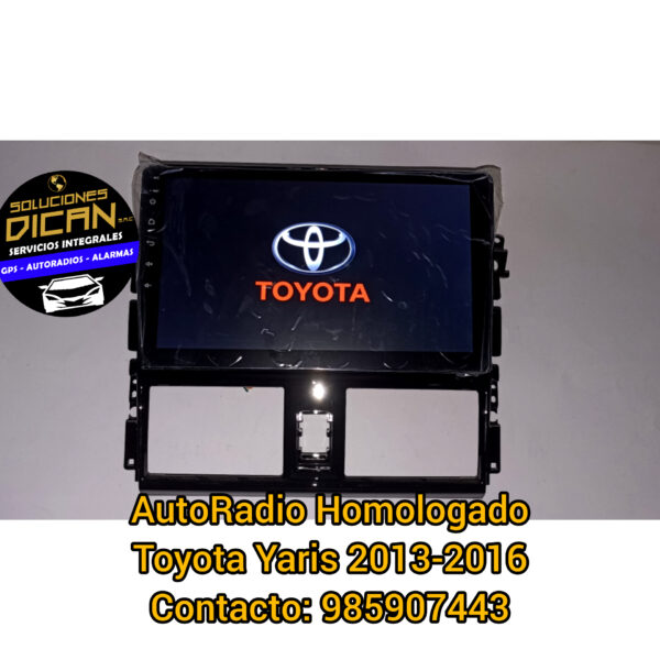 Autoradio Homologado Toyota yaris 2013+