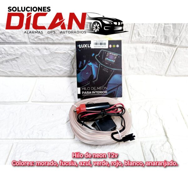 Hilo de neon 12V - Blanco