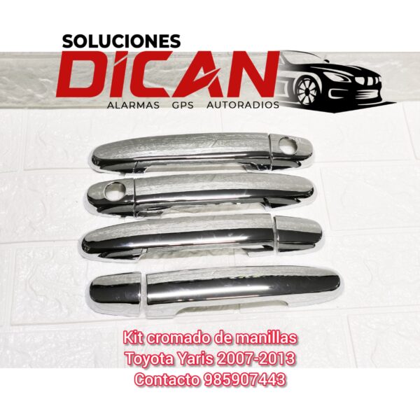 Kit cromado de manillas toyota Yaris 2007-2013