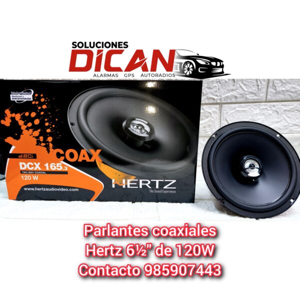 Parlantes Coaxiales Herts 61_2 de 120W de tamaño grande