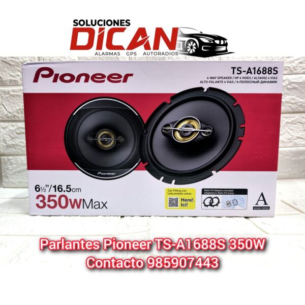 Parlantes Pioneer TS-A1688S 350W de tamaño grande