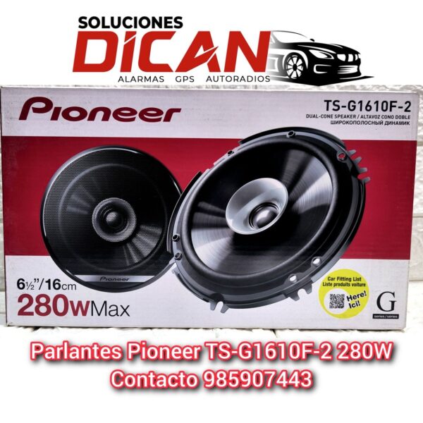 Parlantes Pioneer TS-G1610F-2 280W de tamaño grande