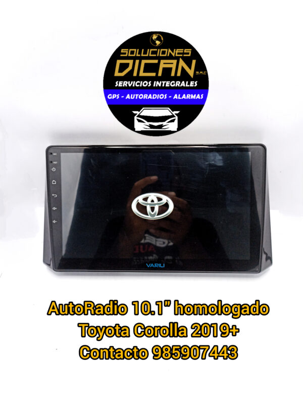 autoradio 10.1" homologado toyota corolla 2019+