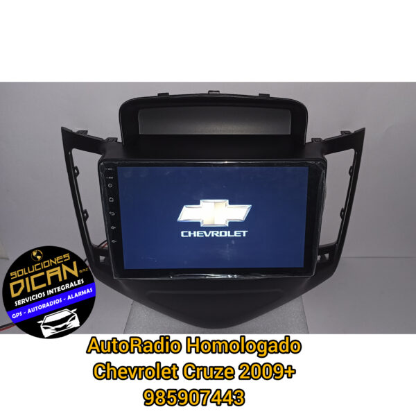 autoradio homologado chevrolet cruze 2009+